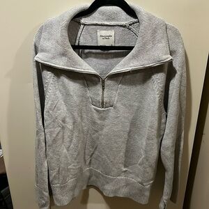 Abercrombie half zip sweater